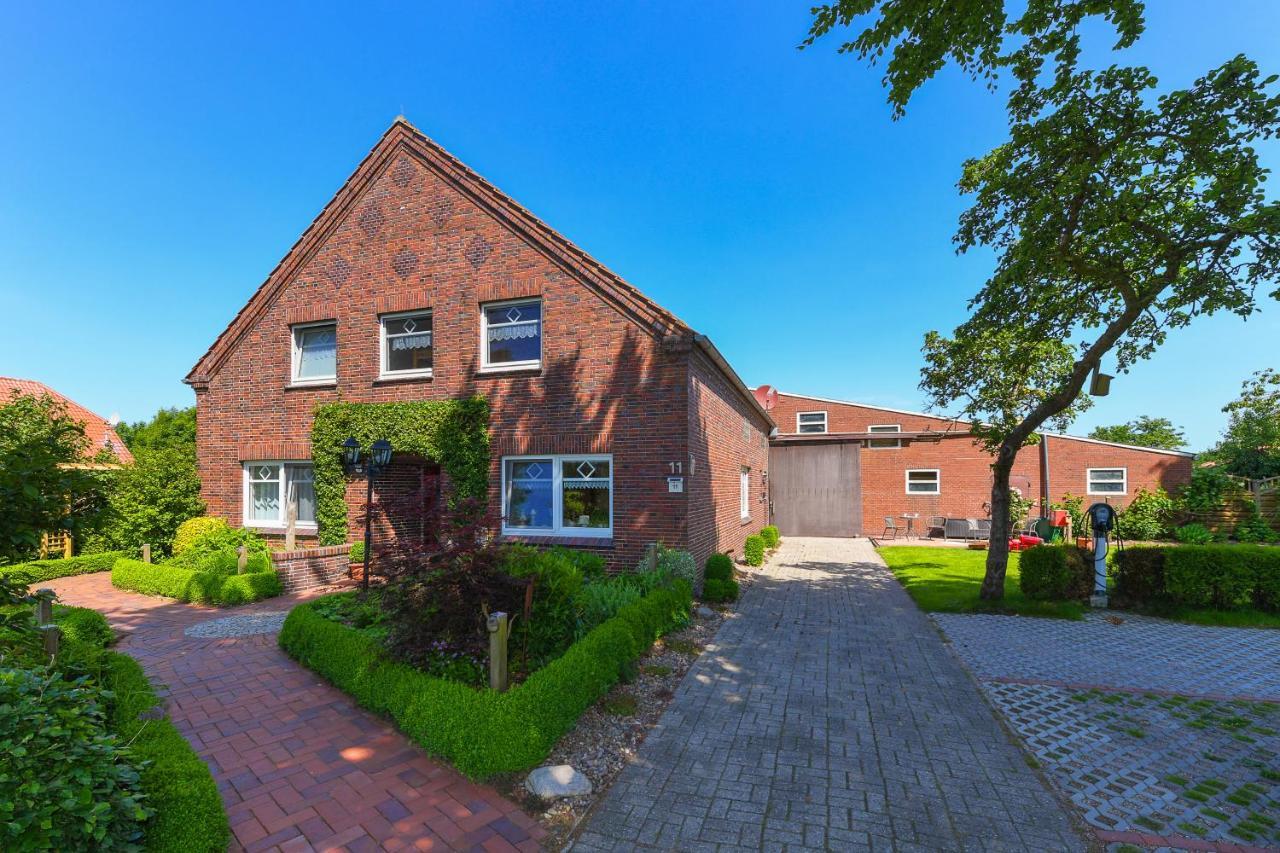 Moorweg Ferienwohnung Muehlenblick Auf Dem Ferienhof Eschen מראה חיצוני תמונה