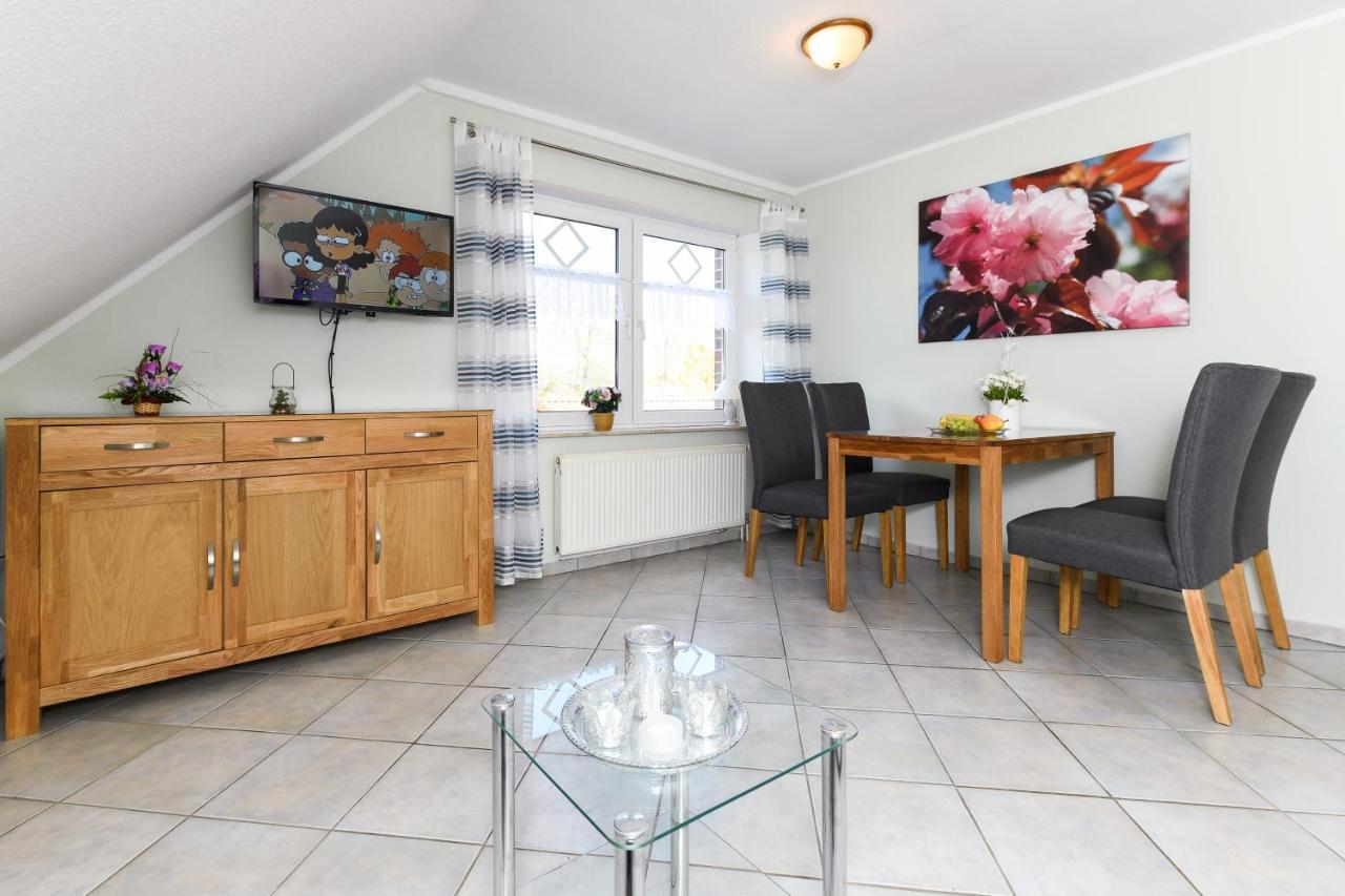 Moorweg Ferienwohnung Muehlenblick Auf Dem Ferienhof Eschen מראה חיצוני תמונה