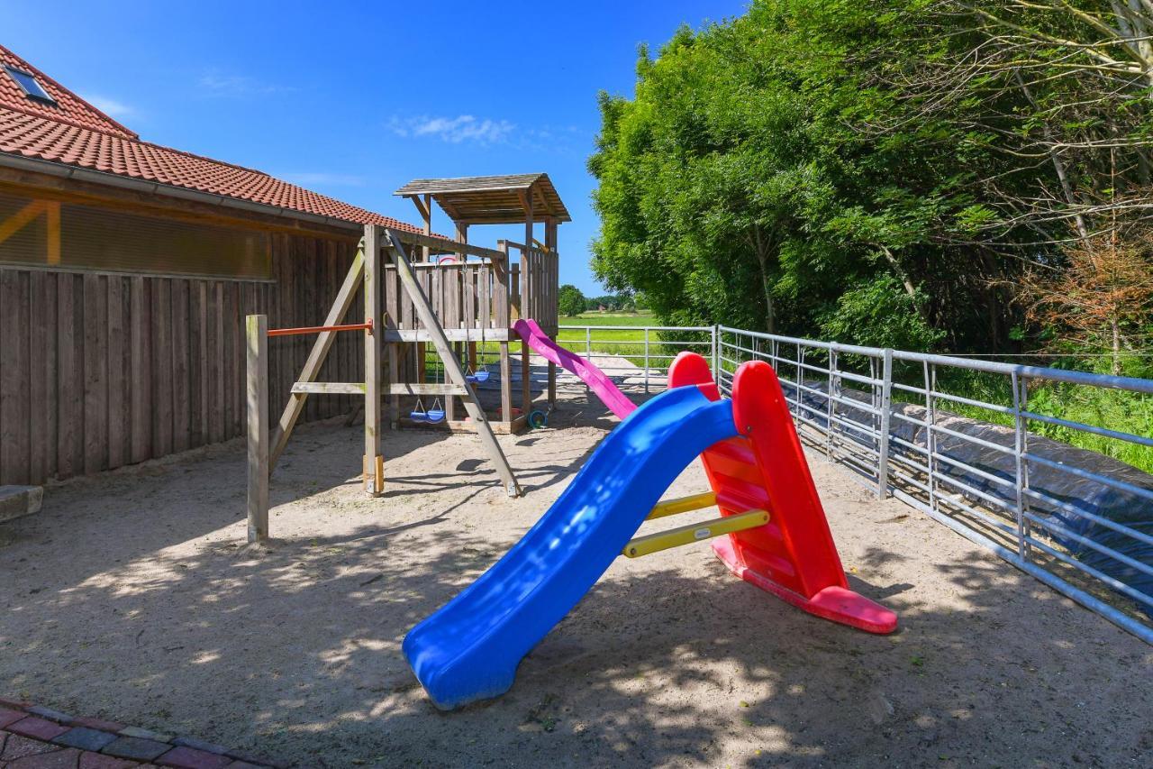 Moorweg Ferienwohnung Muehlenblick Auf Dem Ferienhof Eschen מראה חיצוני תמונה